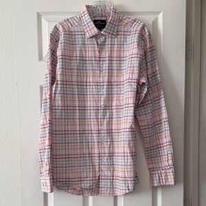 Rood & Gunn Pink Wiltshire Long Sleeve Button Down Shirt Size Large